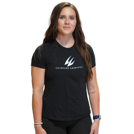 Women's Chiseled Chemistry Tee: First Edition